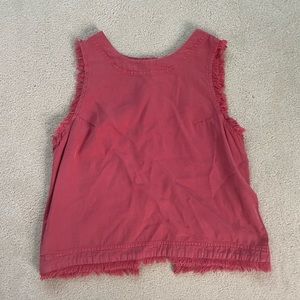 Red Fringe Women’s Tank